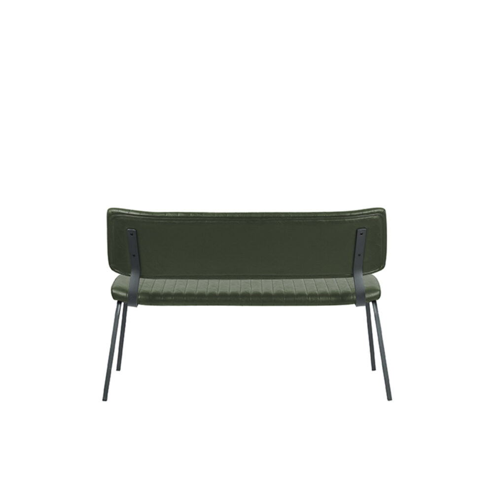 LABEL51 Eetkamerbank Gusto - Hunter - PU-Leder - 120 cm