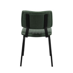 LABEL51 Eetkamerstoel Gusto - Hunter - PU-Leder - Black Frame