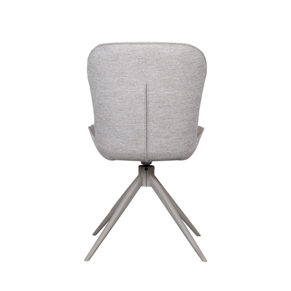LABEL51 Eetkamerstoel Thorben - Forest - Microfiber - Taupe Frame