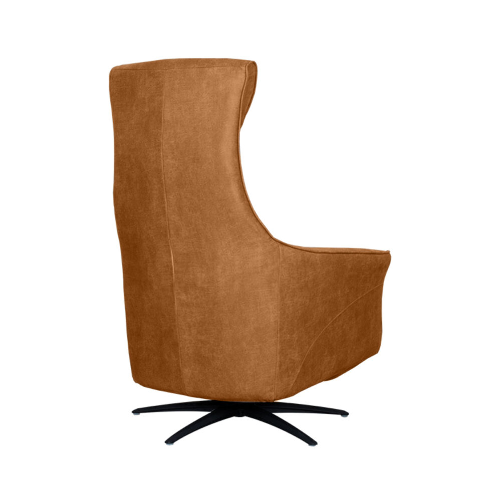 Fauteuil Lund - Cognac - Micro Suede - One Size