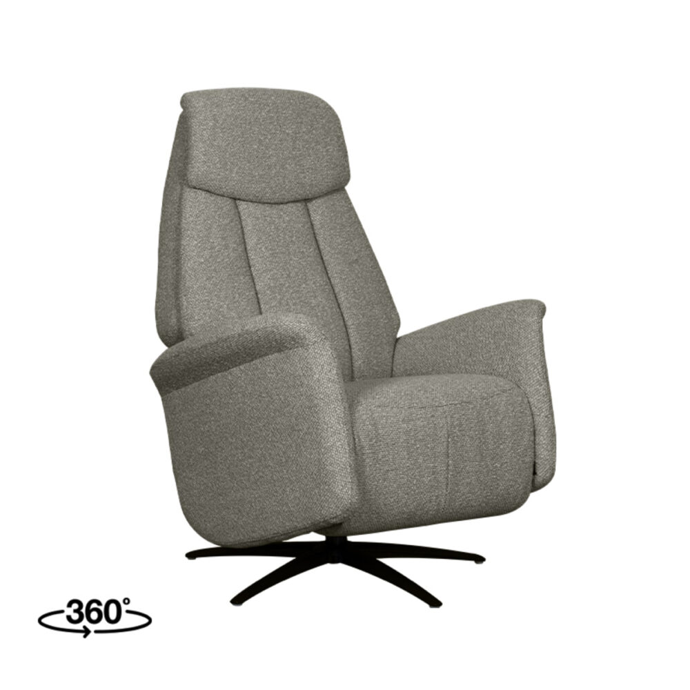 Fauteuil Oslo - Truffel grijs - Boucle - One Size