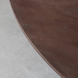 LABEL51 Eetkamertafel Olly - Espresso - Mangohout - 150 cm - Romd