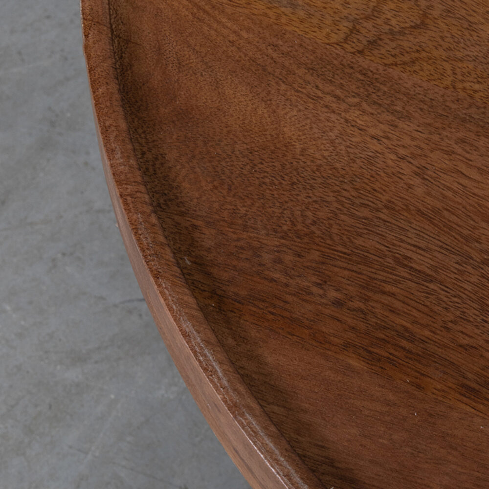 LABEL51 Bijzettafel Elly - Nature - Mangohout - 42 cm