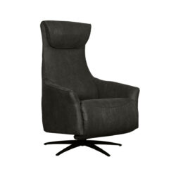 Fauteuil Lund - Antraciet - Micro Suede - One Size