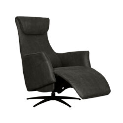 Fauteuil Lund - Antraciet - Micro Suede - One Size