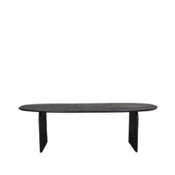 LABEL51 Eetkamertafel Cooper - Zwart - Mangohout - 250x110 cm