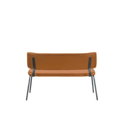 LABEL51 Eetkamerbank Gusto - Cognac - PU-Leder - 120 cm