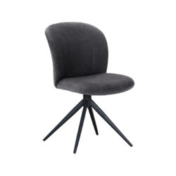 LABEL51 Eetkamerstoel Kimo - Antraciet - Cosmo - Black Frame