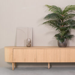 LABEL51 Tv-meubel Oliva - Naturel - Eiken - Tv-Meubel 220 cm