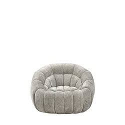 Comfortabele, Scandinavische gestoffeerde bloemvorm fauteuil van Mokana Meubelen, perfect voor moderne woonkamerinrichting.