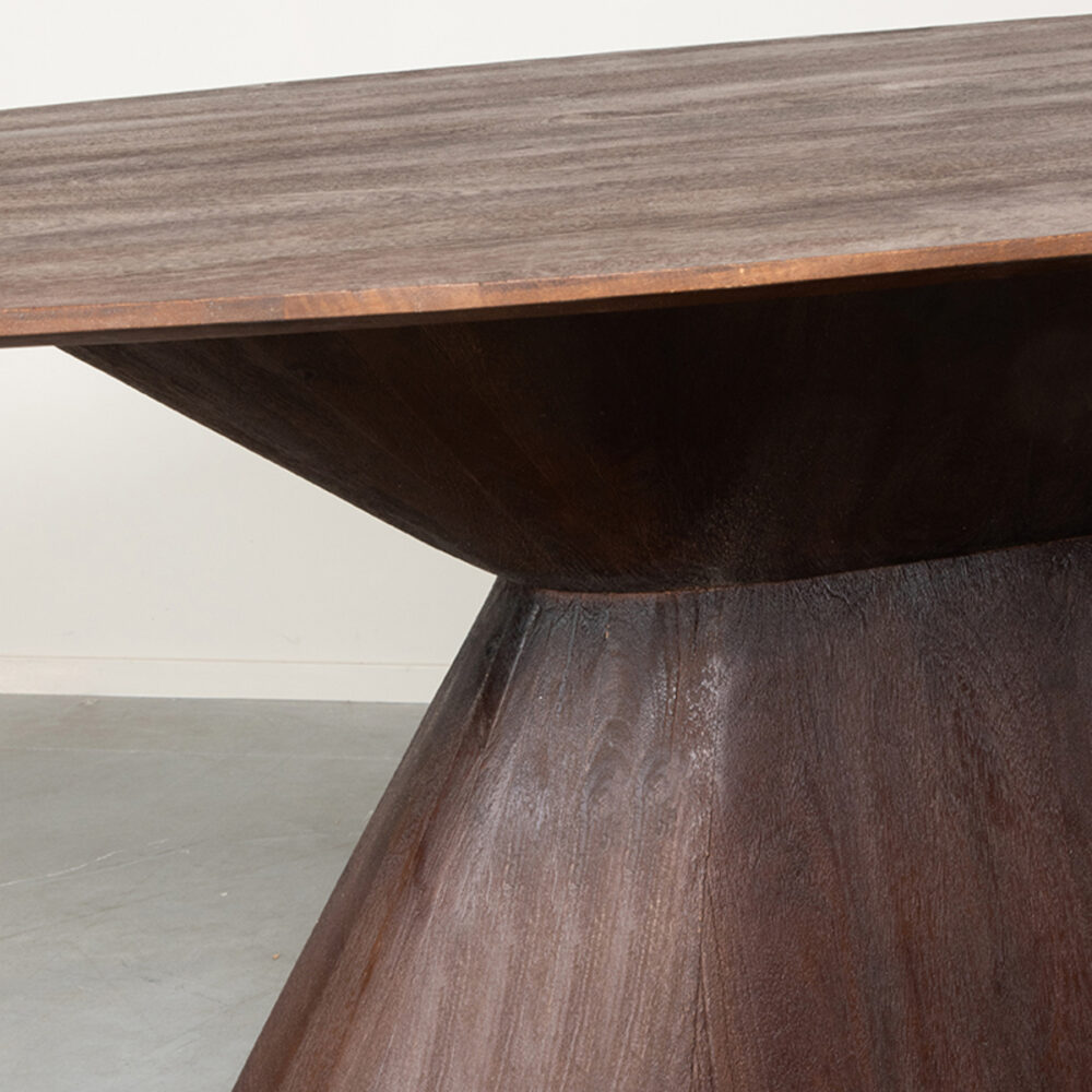 LABEL51 Eetkamertafel Jagger - Espresso - Mangohout - 240x110 cm