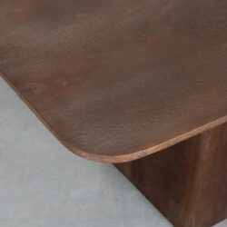 LABEL51 Eetkamertafel Owen - Espresso - Mangohout - 230x100 cm