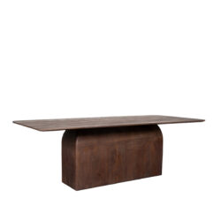 LABEL51 Eetkamertafel Owen - Espresso - Mangohout - 200x100 cm