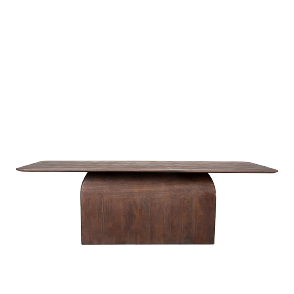 LABEL51 Eetkamertafel Owen - Espresso - Mangohout - 200x100 cm