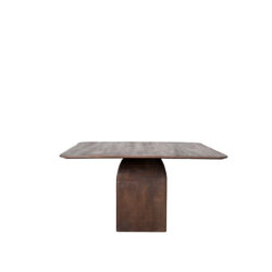LABEL51 Eetkamertafel Ingo - Espresso - Mangohout - 140 cm - Rond