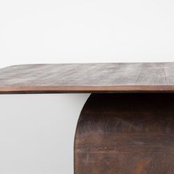 LABEL51 Eetkamertafel Ingo - Espresso - Mangohout - 140 cm - Rond