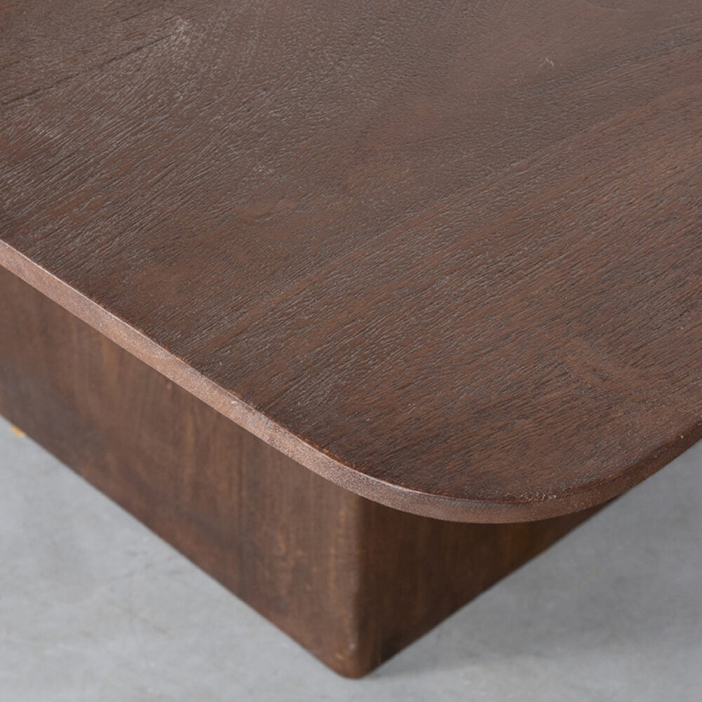 LABEL51 Eetkamertafel Ingo - Espresso - Mangohout - 140 cm - Rond