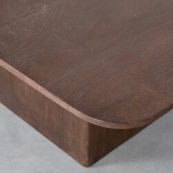 LABEL51 Eetkamertafel Ingo - Espresso - Mangohout - 130 cm - Rond