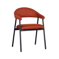 LABEL51 Eetkamerstoel Amaze - Rust - Breathe - Black Frame