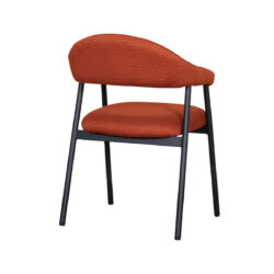 LABEL51 Eetkamerstoel Amaze - Rust - Breathe - Black Frame