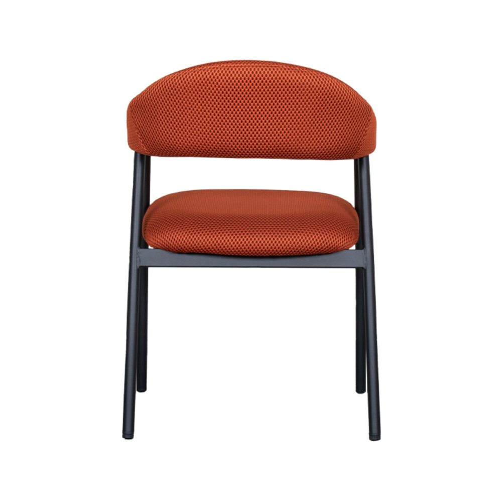 LABEL51 Eetkamerstoel Amaze - Rust - Breathe - Black Frame