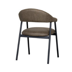 LABEL51 Eetkamerstoel Amaze - Moss - Micro Suede - Black Frame