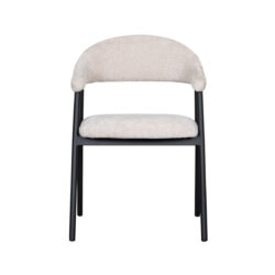 LABEL51 Eetkamerstoel Amaze - Naturel - Elite - Black Frame