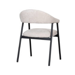 LABEL51 Eetkamerstoel Amaze - Naturel - Elite - Black Frame