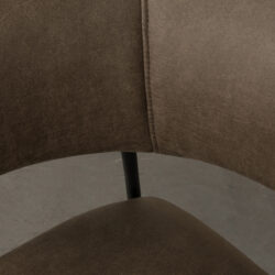 LABEL51 Eetkamerstoel Luuk - Moss - Micro Suede - Black Frame