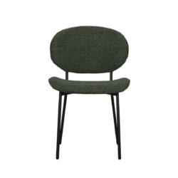 LABEL51 Eetkamerstoel Senn - Forest - Boucle - Black Frame