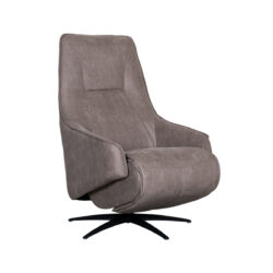 Fauteuil Odense - Taupe - Micro Suede - One Size