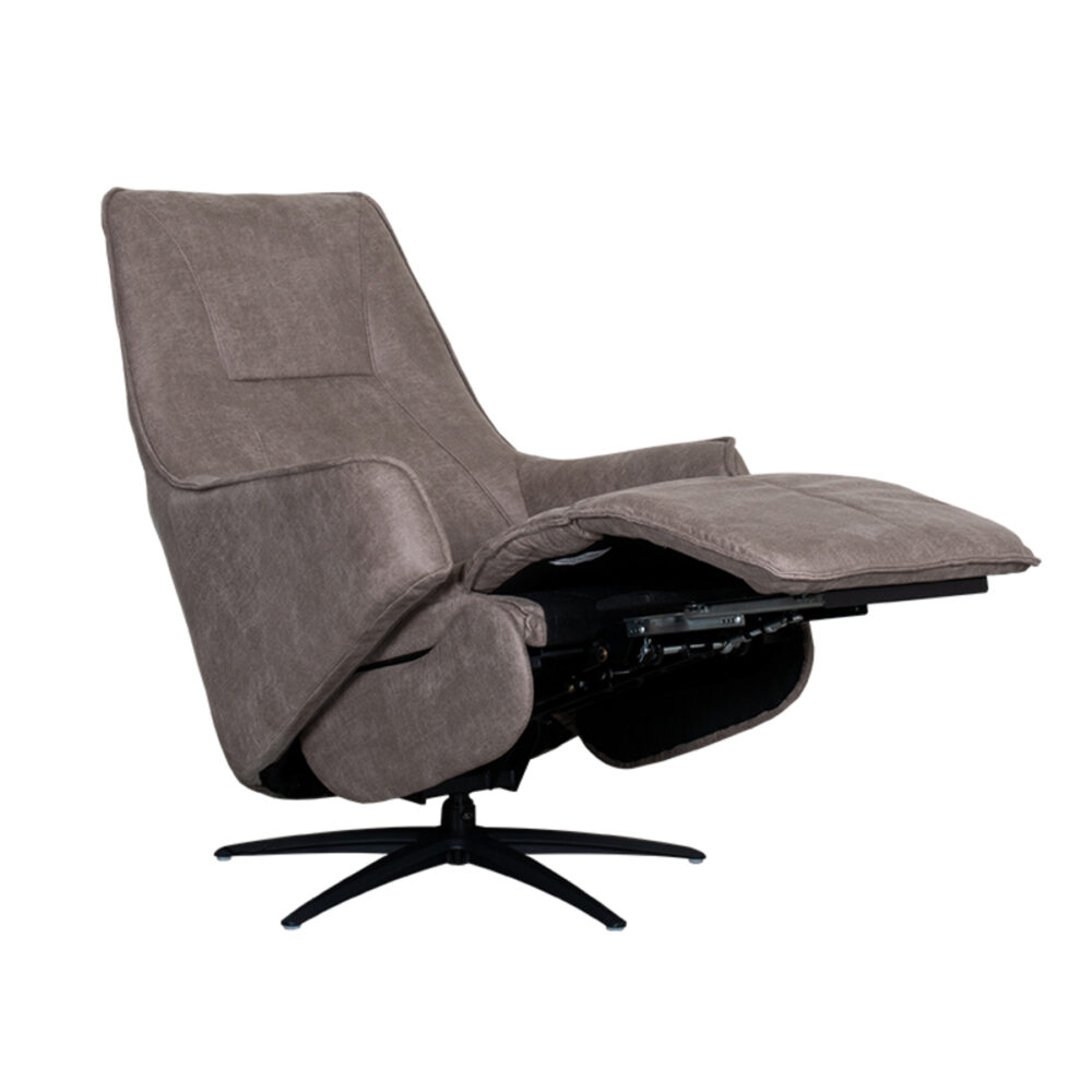 Fauteuil Odense - Taupe - Micro Suede - One Size