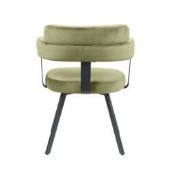 LABEL51 Eetkamerstoel Bardio - Hunter - Fluweel - Black Frame