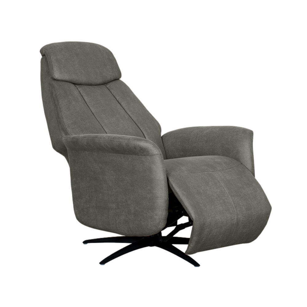 Fauteuil Oslo - Taupe - Micro Suede - One Size