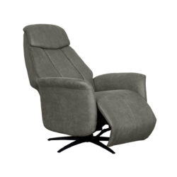 Fauteuil Oslo - Taupe - Micro Suede - One Size