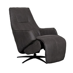 Stof- en lederen relaxfauteuil, modern en comfortabel, perfect voor elke woonkamer.