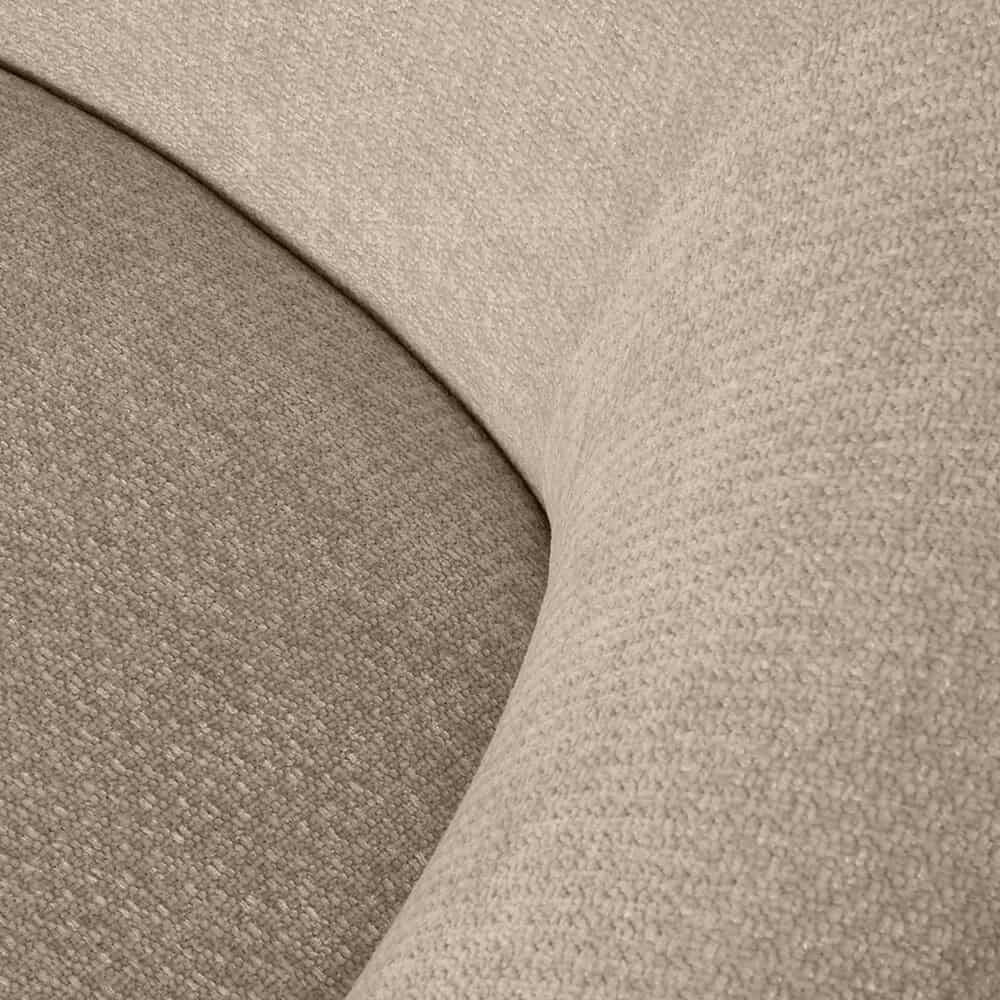 Hoogwaardige beige stoffen meubelbekleding met elegante textuur en zacht gevoel, perfect voor maatwerk meubels en stijlvolle interieurprojecten.