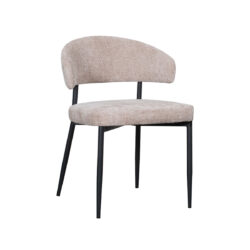 LABEL51 Eetkamerstoel Bliss - Clay - Elite - Black Frame