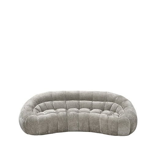 Bank met een zachte, gestikte bekleding en modern design, ideaal voor stijlvolle woonkamers en lounges. Perfect voor comfortabel zitten en accentueert elke interieurstijl.