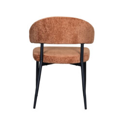 LABEL51 Eetkamerstoel Bliss - Cognac - Elite - Black Frame