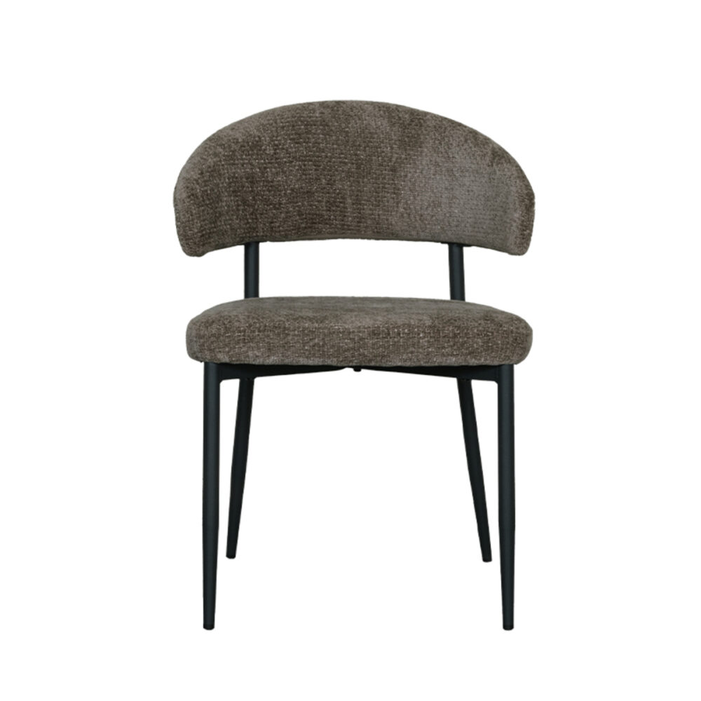 LABEL51 Eetkamerstoel Bliss - Hunter - Elite - Black Frame