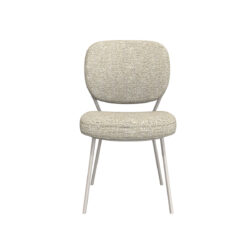 LABEL51 Eetkamerstoel Singapore - Naturel - Boucle - Taupe Frame