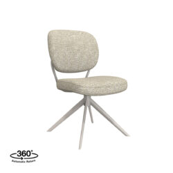 LABEL51 Eetkamerstoel Geneva - Naturel - Boucle - Taupe Frame
