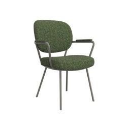 LABEL51 Eetkamerstoel Lausanne - Forest - Boucle - Forest Frame