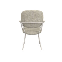 LABEL51 Eetkamerstoel Lausanne - Naturel - Boucle - Taupe Frame