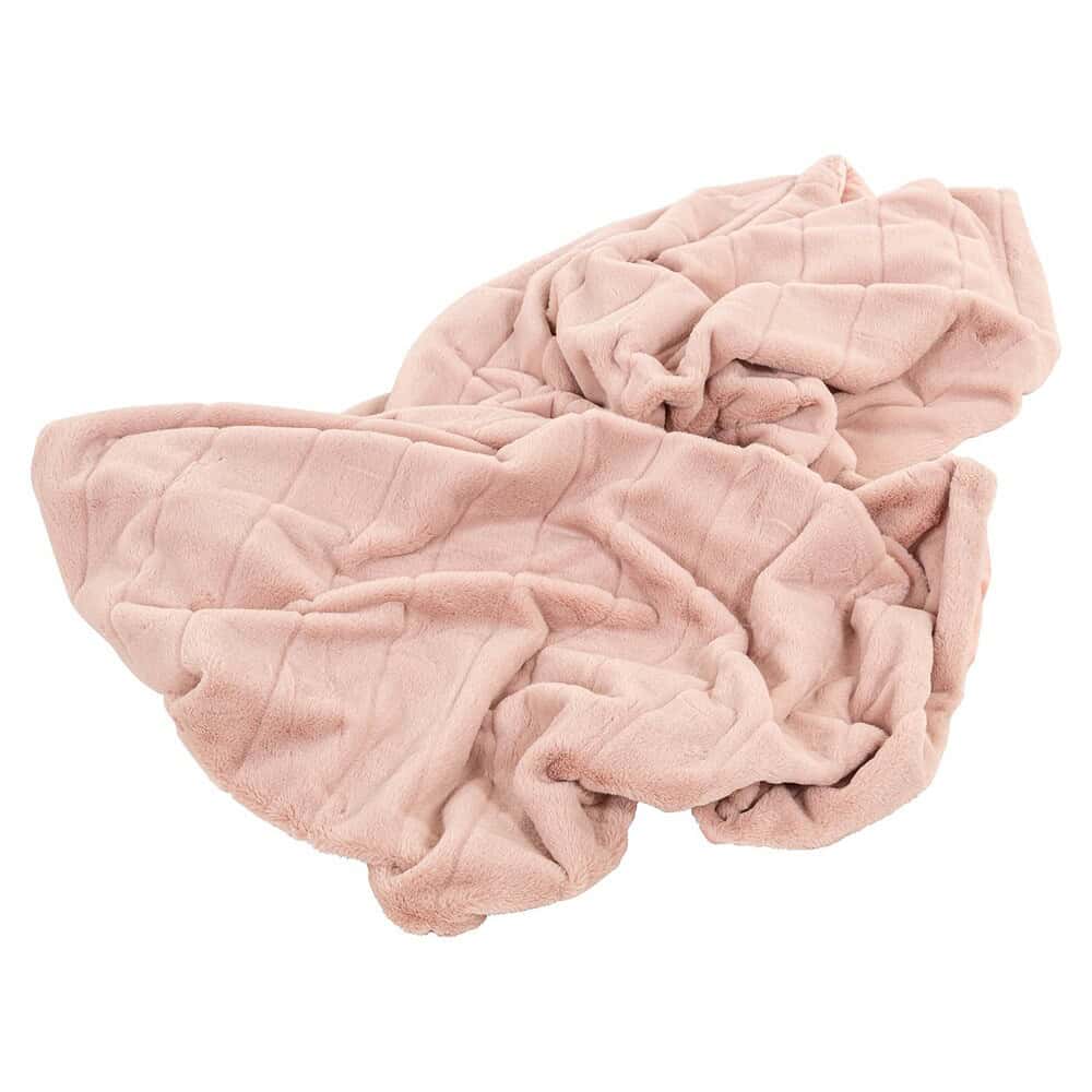 Knuffel zachte roze fleece deken voor kinderen en volwassenen, perfect voor comfort en warmte, geschikt voor bed, bank of onderweg.