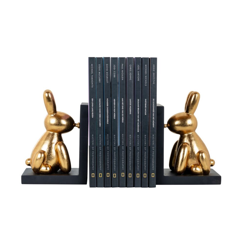 Boekenstandaards Cony black/gold