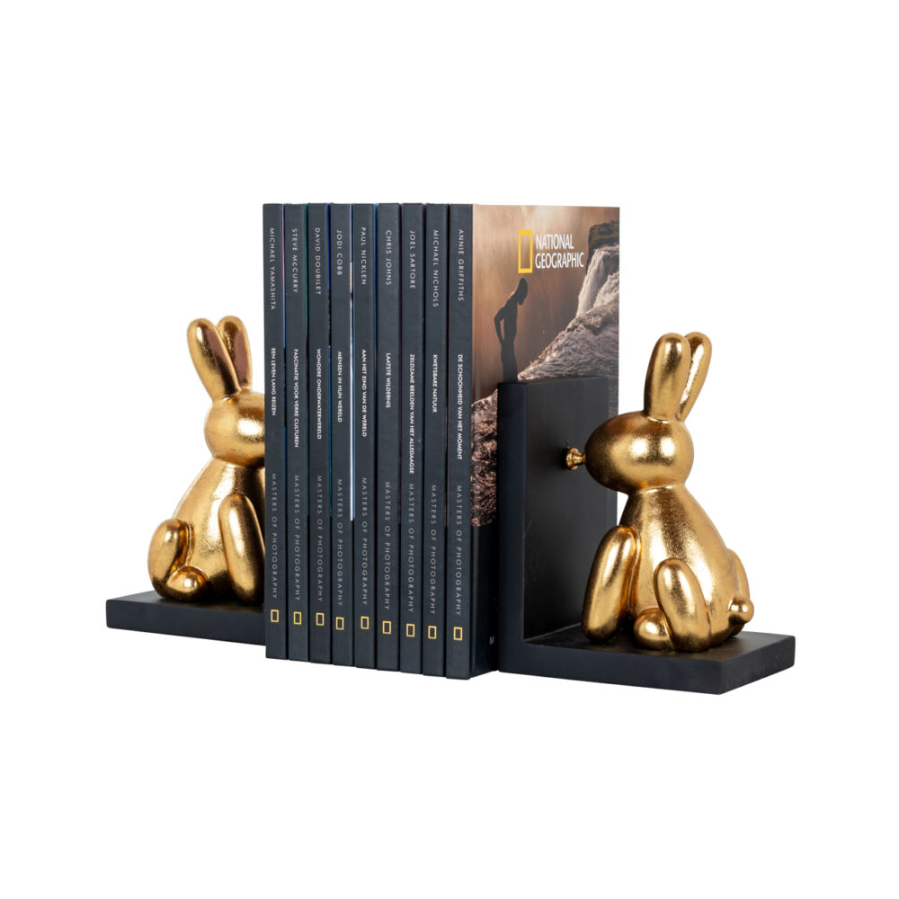 Boekenstandaards Cony black/gold