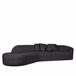 LABEL51 Bank Stelvio - Antraciet - Boucle - 4-Zits