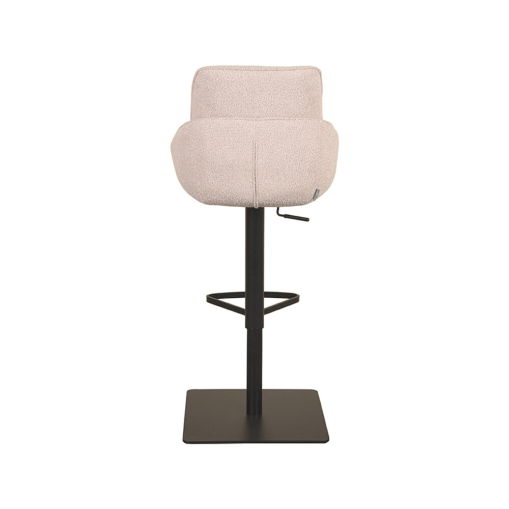 LABEL51 Barkruk Beauty - Naturel - Boucle - Zithoogte 56-82